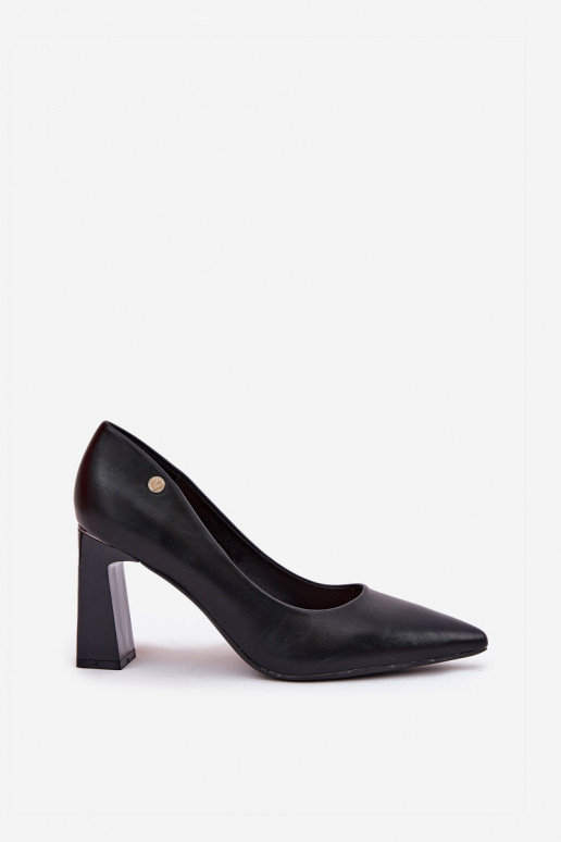 Eleganta stila Kurpes Na Słupkowym Obcasie Vinceza 62221 Melns Eleganta stila Kurpes Na Słupkowym Obcasie Vinceza 62221 Melns
