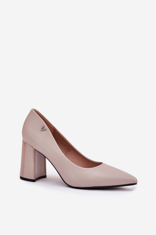 Eleganta stila Kurpes ar papēdi Vinceza 62220 Pelēkas krāsas Eleganta stila Kurpes ar papēdi Vinceza 62220 Pelēkas krāsas