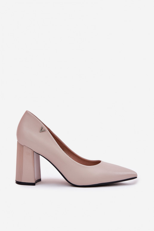 Eleganta stila Kurpes ar papēdi Vinceza 62220 Pelēkas krāsas Eleganta stila Kurpes ar papēdi Vinceza 62220 Pelēkas krāsas