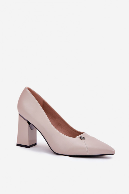 Kurpes ar papēdi Eleganta stila Vinceza 62224 Pelēkas krāsas Kurpes ar papēdi Eleganta stila Vinceza 62224 Pelēkas krāsas