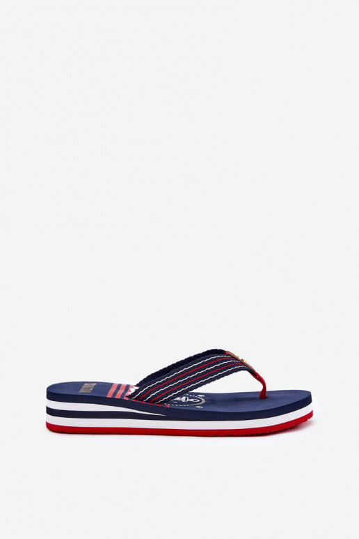  Čības modernas iešļūcenes  Big Star RR274A126 tumši zilas krāsas