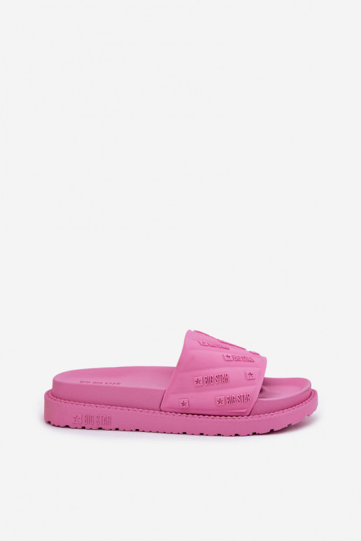 Sieviešu čības ar platformu Big Star RR274A541 rozā krāsā