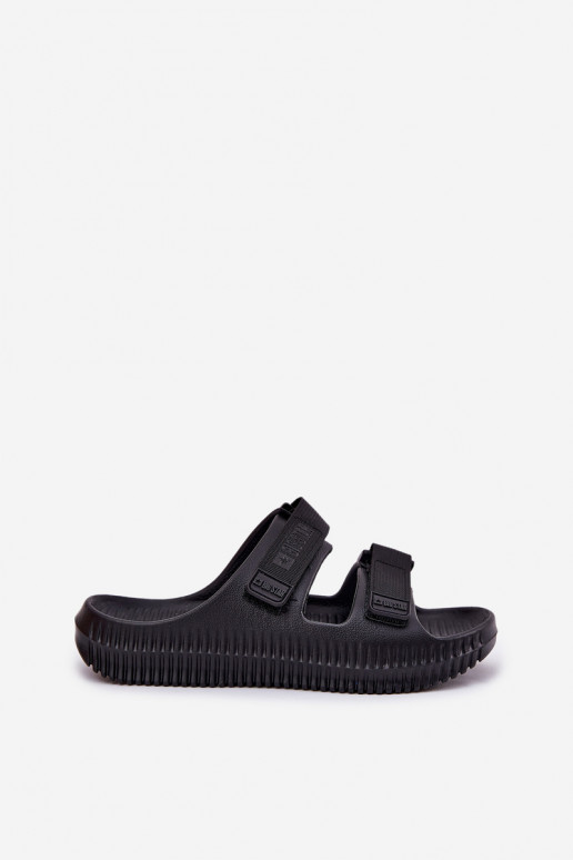 Vieglas čības uz pirksta sieviešu čības Z ar lipīgām aizdarēmami Big Star RR274A527 Melns Vieglas čības uz pirksta sieviešu čības Z ar lipīgām aizdarēmami Big Star RR274A527 Melns