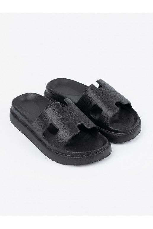 Čības  ar platformu Melnas krāsas