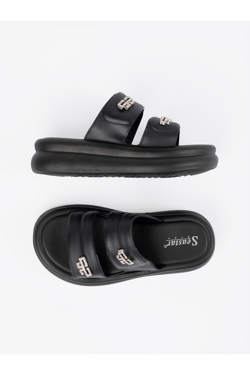 Melns čības   ar platformu Melns čības   ar platformu