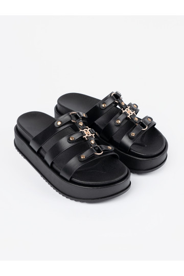 Čības  ar platformu Melnas krāsas 2