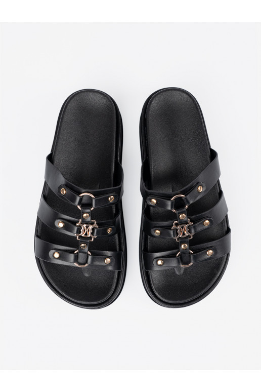 Čības  ar platformu Melnas krāsas