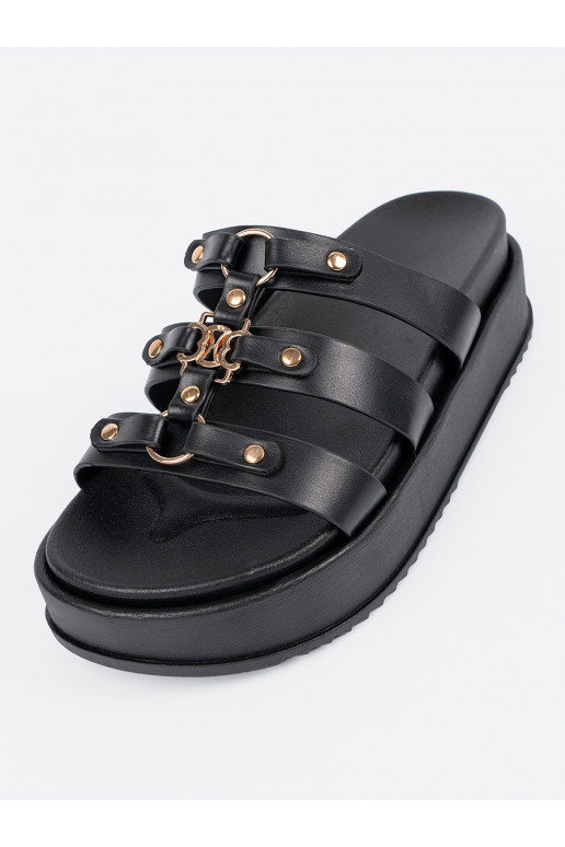 Čības  ar platformu Melnas krāsas