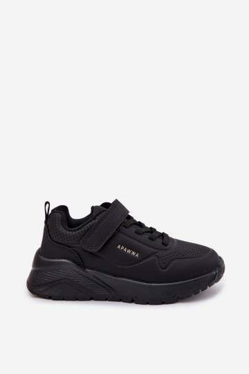 Bērnu apavi  sporta apavi ar platformu Melns Mirivia 2