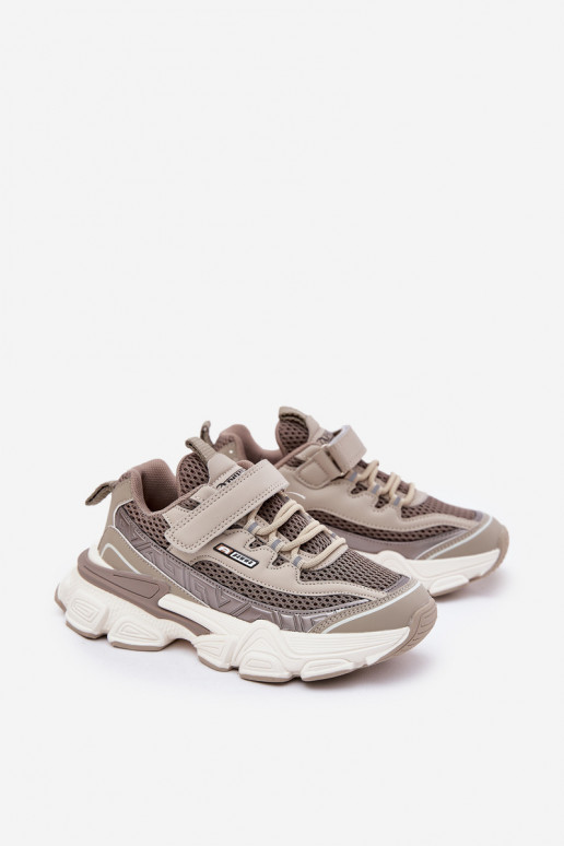  modeļa apavi apavi Bērnu apavi ar lipīgām aizdarēm Haki krāsas Ronivelle