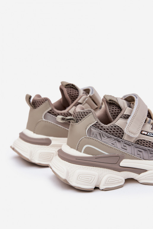  modeļa apavi apavi Bērnu apavi ar lipīgām aizdarēm Haki krāsas Ronivelle