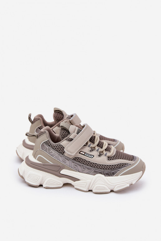  modeļa apavi apavi Bērnu apavi ar lipīgām aizdarēm Haki krāsas Ronivelle