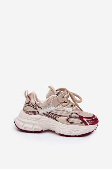  modeļa apavi Bērnu apavi ar masīvu zoli Zelta krāsas Xairana 2