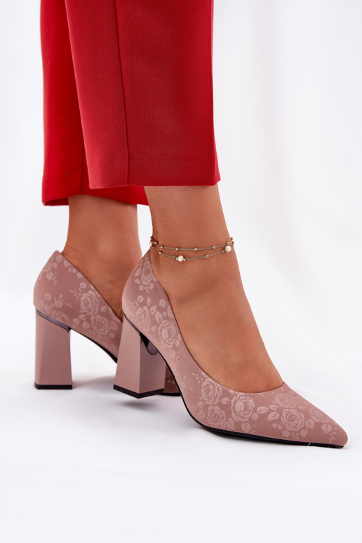 Eleganta stila Kurpes ar papēdiRozā krāsas Vinceza 62223 Rozā krāsas Eleganta stila Kurpes ar papēdiRozā krāsas Vinceza 62223 Rozā krāsas