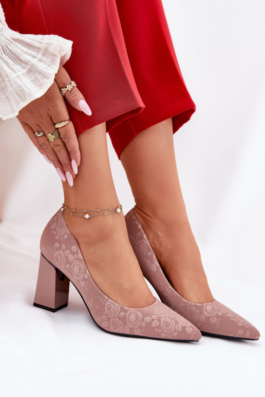 Eleganta stila Kurpes ar papēdiRozā krāsas Vinceza 62223 Rozā krāsas Eleganta stila Kurpes ar papēdiRozā krāsas Vinceza 62223 Rozā krāsas