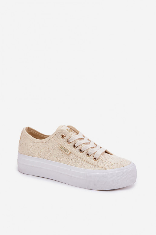sieviešu puszābaki ar mežģīnēm Lee Cooper LCW-25-31-3440L smilšu krāsas sieviešu puszābaki ar mežģīnēm Lee Cooper LCW-25-31-3440L smilšu krāsas