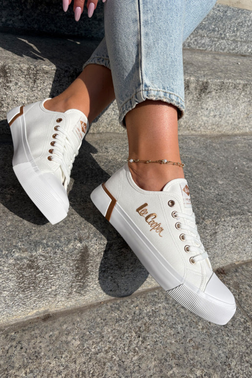 brīvā laika apavi Auduma  Lee Cooper LCW-25-31-3428L baltas krāsas brīvā laika apavi Auduma  Lee Cooper LCW-25-31-3428L baltas krāsas