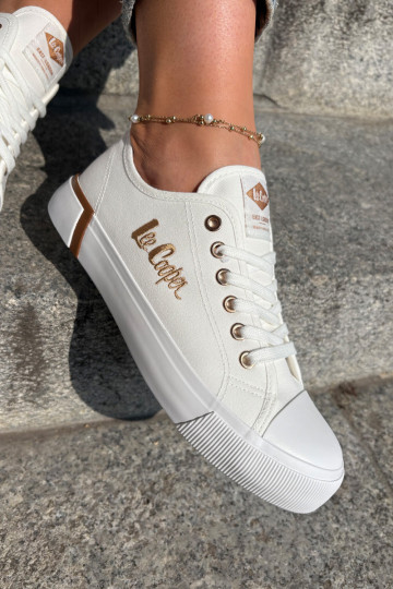 brīvā laika apavi Auduma  Lee Cooper LCW-25-31-3428L baltas krāsas 2