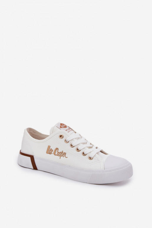 brīvā laika apavi Auduma  Lee Cooper LCW-25-31-3428L baltas krāsas brīvā laika apavi Auduma  Lee Cooper LCW-25-31-3428L baltas krāsas