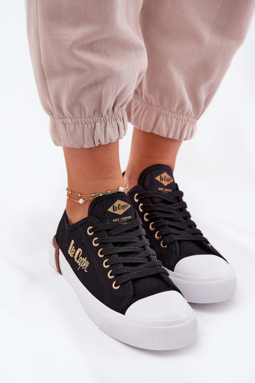 brīvā laika apavi Auduma  Lee Cooper LCW-25-31-3427L Melns brīvā laika apavi Auduma  Lee Cooper LCW-25-31-3427L Melns