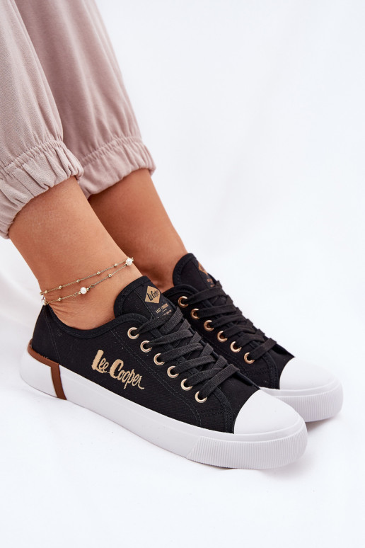 brīvā laika apavi Auduma  Lee Cooper LCW-25-31-3427L Melns brīvā laika apavi Auduma  Lee Cooper LCW-25-31-3427L Melns