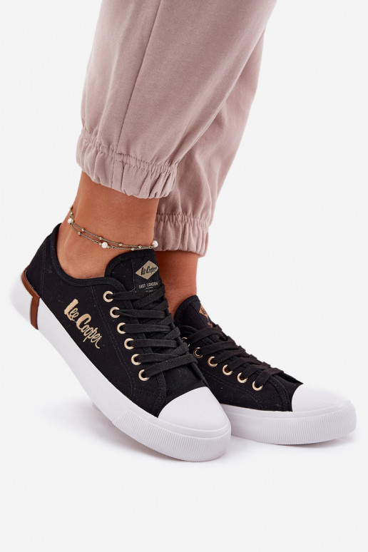 brīvā laika apavi Auduma  Lee Cooper LCW-25-31-3427L Melns brīvā laika apavi Auduma  Lee Cooper LCW-25-31-3427L Melns