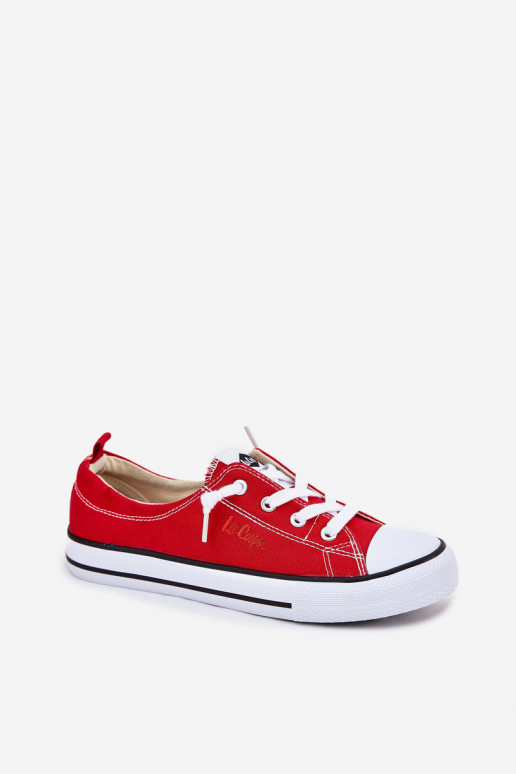 Auduma sieviešu puszābaki Lee Cooper LCW-25-02-3298L sarkanas krāsas Auduma sieviešu puszābaki Lee Cooper LCW-25-02-3298L sarkanas krāsas