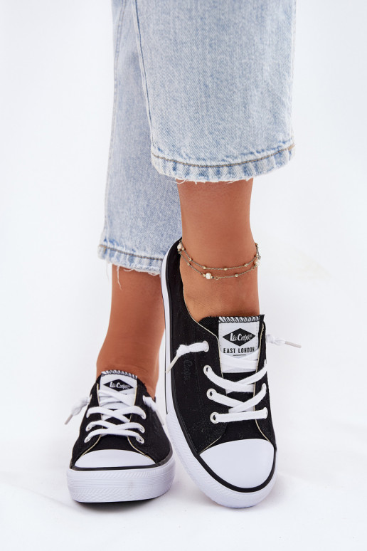 Auduma sieviešu puszābaki Lee Cooper LCW-25-02-3299L Melns Auduma sieviešu puszābaki Lee Cooper LCW-25-02-3299L Melns