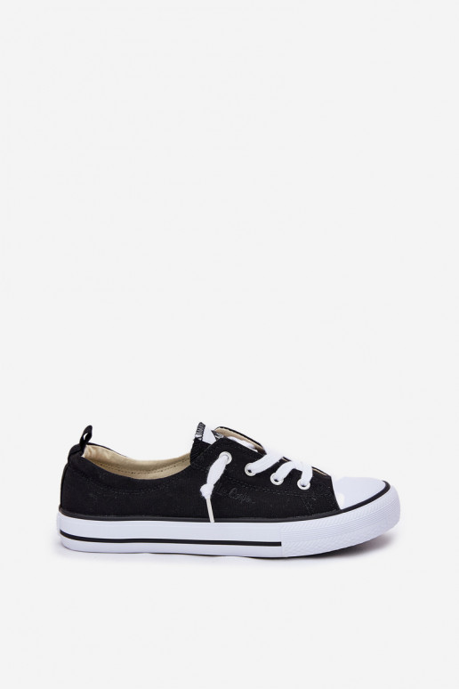 Auduma sieviešu puszābaki Lee Cooper LCIN-25-02-3299L melnas krāsas