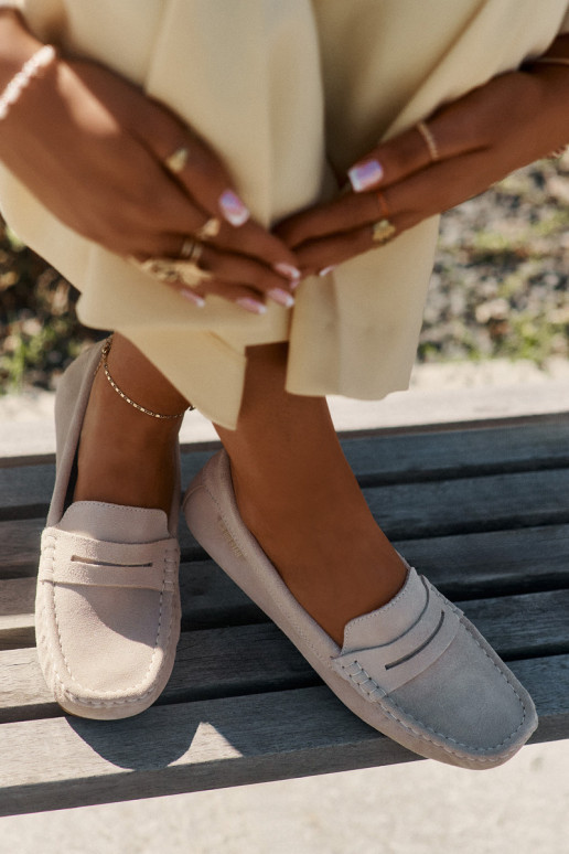 Zamša mokasīni Big Star RR274947 smilšu krāsā