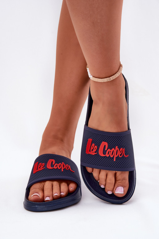 sieviešu čības Lee Cooper LCW-25-07-3524L tumši zilas krāsas sieviešu čības Lee Cooper LCW-25-07-3524L tumši zilas krāsas