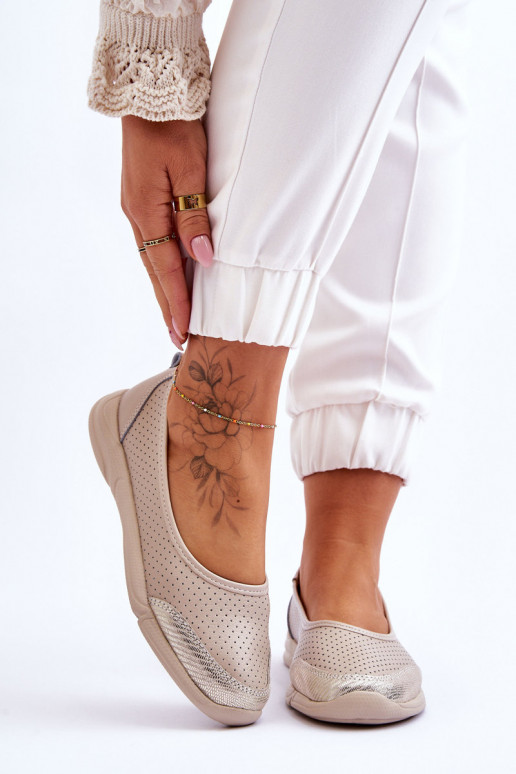 Ažūra balerīnas smilšu krāsas Lucy    Ažūra balerīnas smilšu krāsas Lucy