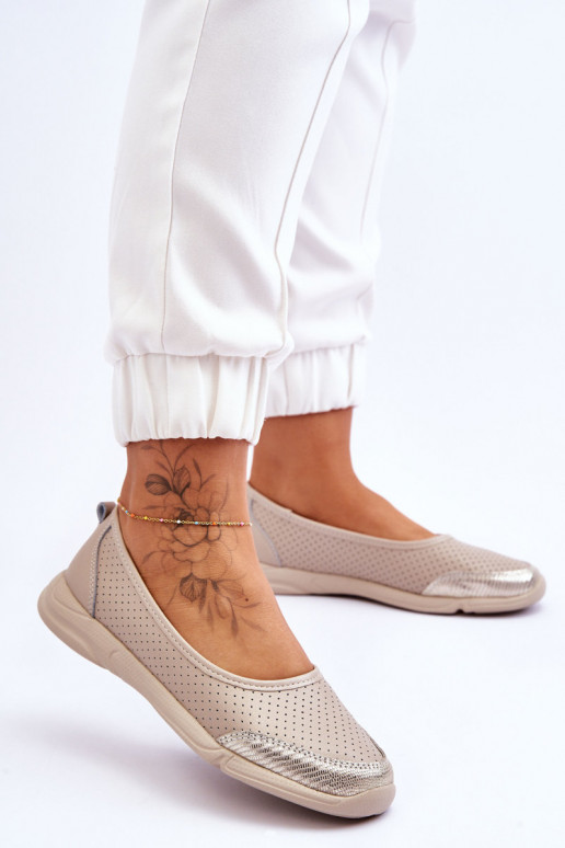 Ažūra balerīnas smilšu krāsas Lucy    Ažūra balerīnas smilšu krāsas Lucy