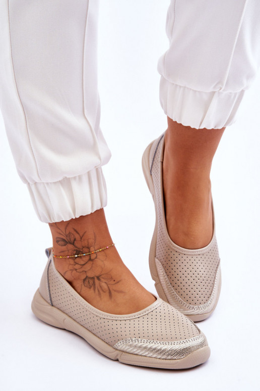 Ažūra balerīnas smilšu krāsas Lucy    Ažūra balerīnas smilšu krāsas Lucy