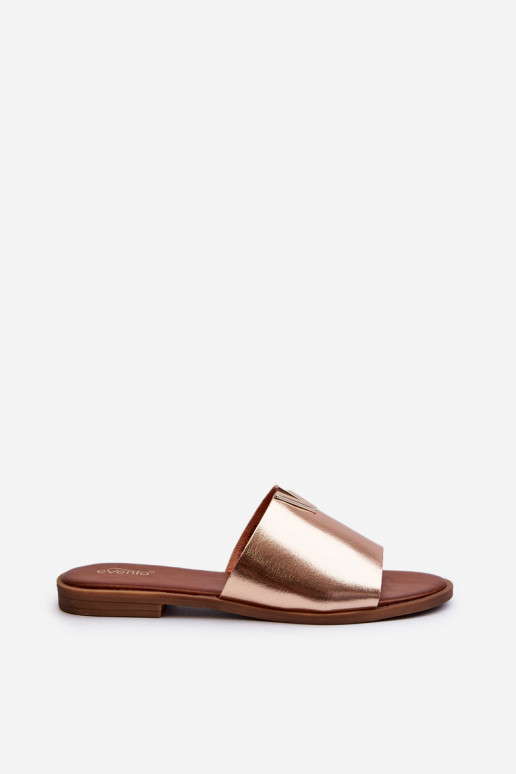 sieviešu čības Eko   ar platiem papēžiem Zelta krāsas Maliha sieviešu čības Eko   ar platiem papēžiem Zelta krāsas Maliha