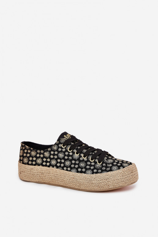 Rakstaini brīvā laika apavi ar platformu Lee Cooper LCIN-25-08-3647L melnā krāsā Rakstaini brīvā laika apavi ar platformu Lee Cooper LCIN-25-08-3647L melnā krāsā