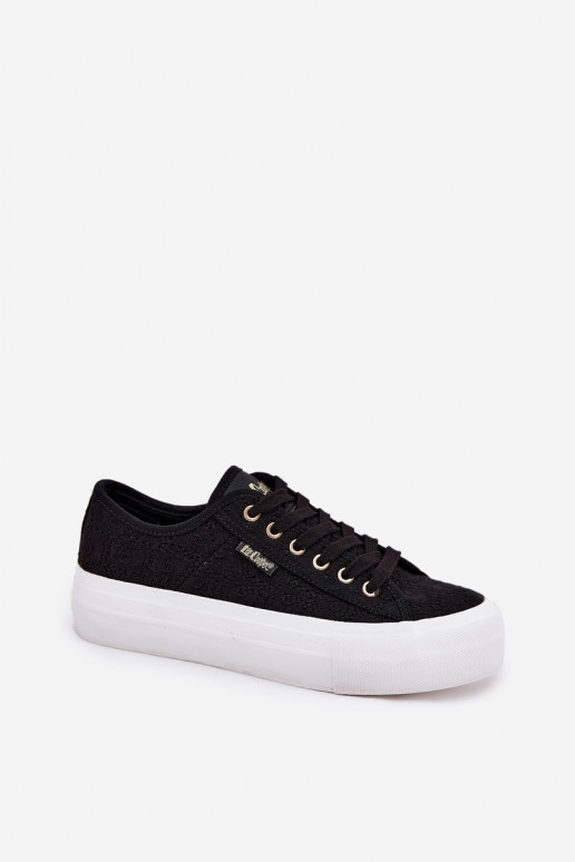 Brīvā laika apavi ar šņorēm Lee Cooper LCIN-25-31-3439L melnā krāsā Brīvā laika apavi ar šņorēm Lee Cooper LCIN-25-31-3439L melnā krāsā