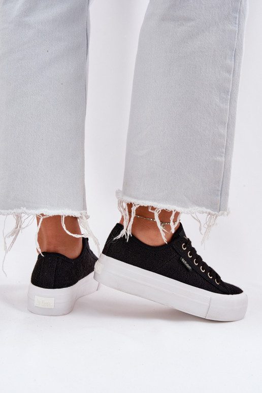 Brīvā laika apavi ar šņorēm Lee Cooper LCIN-25-31-3439L melnā krāsā Brīvā laika apavi ar šņorēm Lee Cooper LCIN-25-31-3439L melnā krāsā