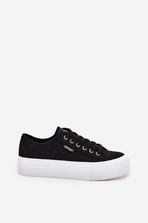 Brīvā laika apavi ar šņorēm Lee Cooper LCIN-25-31-3439L melnā krāsā Brīvā laika apavi ar šņorēm Lee Cooper LCIN-25-31-3439L melnā krāsā
