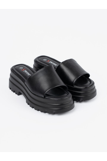 Čības ar platformu Melnas krāsas 2