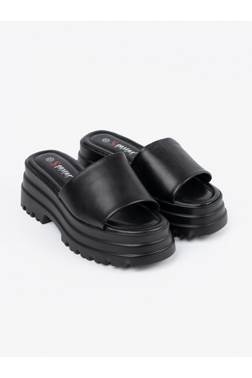 Čības ar platformu Melnas krāsas