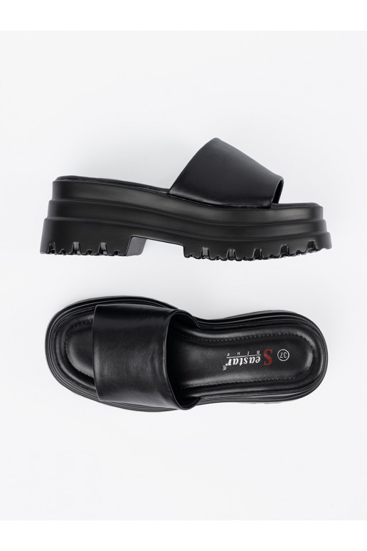 Čības ar platformu Melnas krāsas