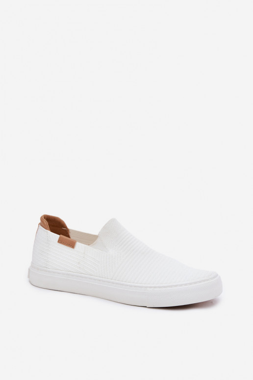 sieviešu puszābaki Slip-On Big Star RR274717 baltas krāsas sieviešu puszābaki Slip-On Big Star RR274717 baltas krāsas