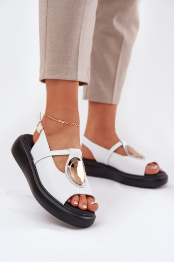   Eleganta stila Sieviešu basenes S.Barski GR51-603 baltas krāsas 2