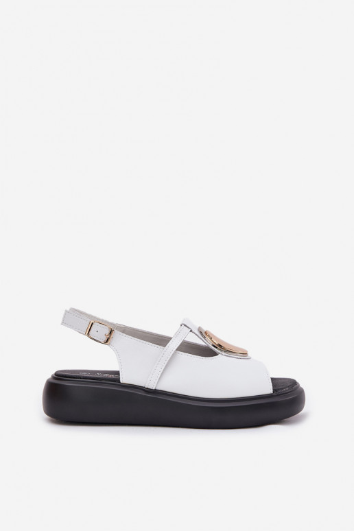   Eleganta stila Sieviešu basenes S.Barski GR51-603 baltas krāsas