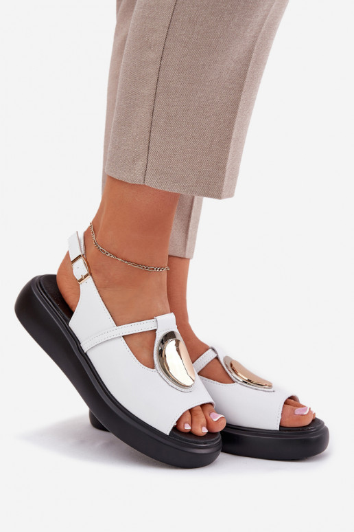   Eleganta stila Sieviešu basenes S.Barski GR51-603 baltas krāsas