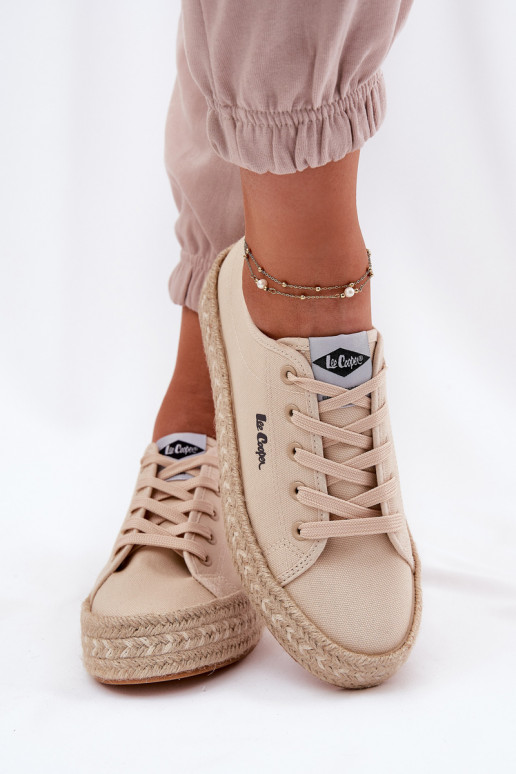 sieviešu puszābaki  Lee Cooper LCW-25-44-3215 smilšu krāsas sieviešu puszābaki  Lee Cooper LCW-25-44-3215 smilšu krāsas