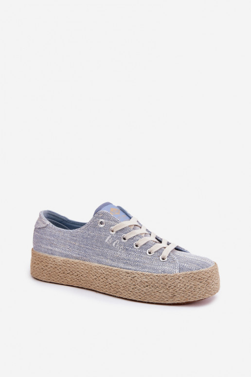sieviešu puszābaki ar platformu  Lee Cooper LCW-25-02-3283 Zilas krāsas sieviešu puszābaki ar platformu  Lee Cooper LCW-25-02-3283 Zilas krāsas