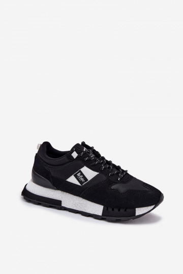 modeļa apavi  ar platformu Lee Cooper LCJ-25-03-3378M Melns
