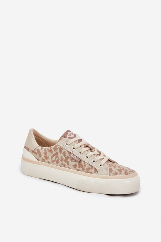 sieviešu puszābaki ar leoparda kažokādas rakstu Lee Cooper LCW-25-02-3330L smilšu krāsas  sieviešu puszābaki ar leoparda kažokādas rakstu Lee Cooper LCW-25-02-3330L smilšu krāsas